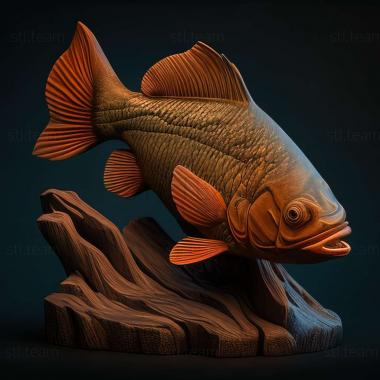 3D модель Bradypterus carpalis (STL)